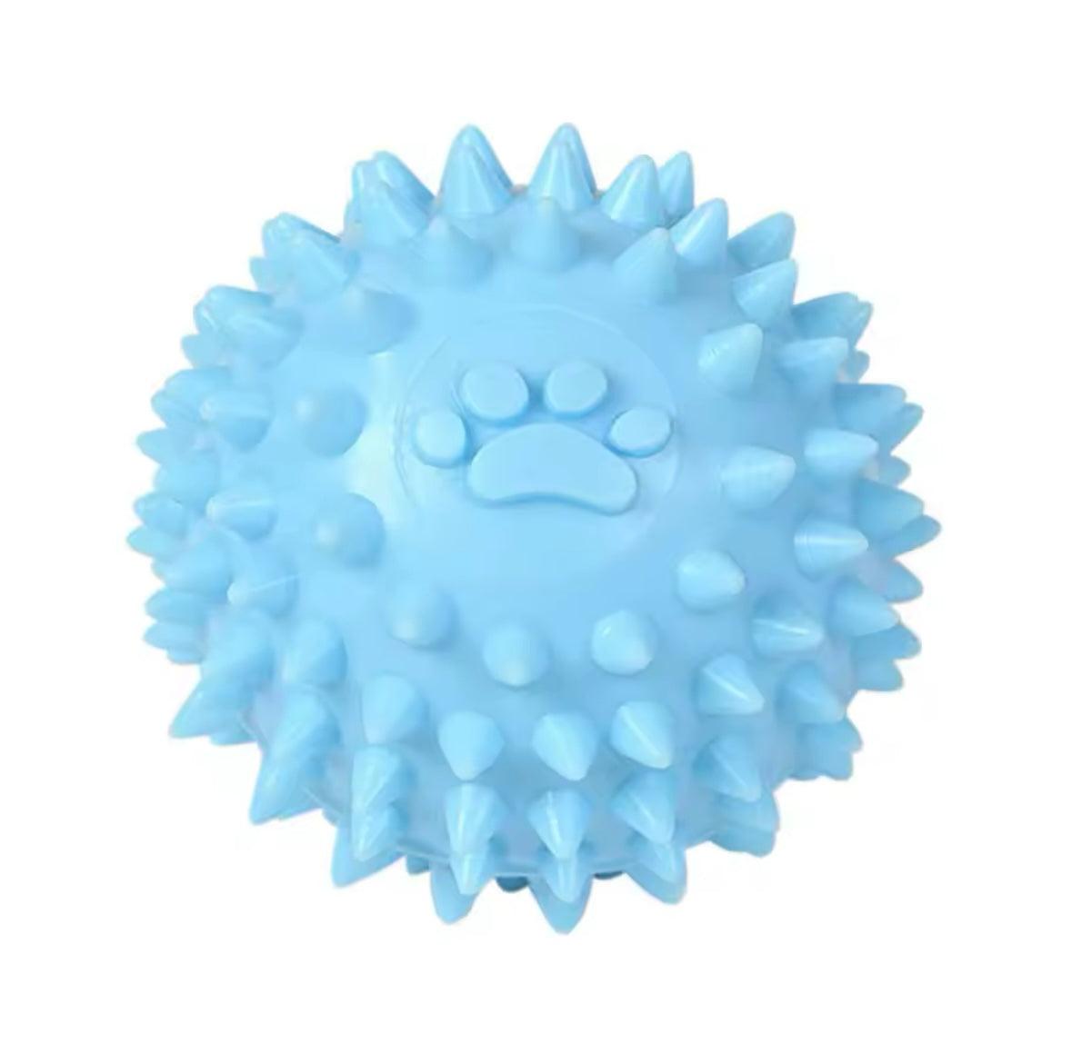 סט 3 כדורי גומי קוצניים לכלבים – לעיסוי חניכיים, לעיסה ופעילות מהנה