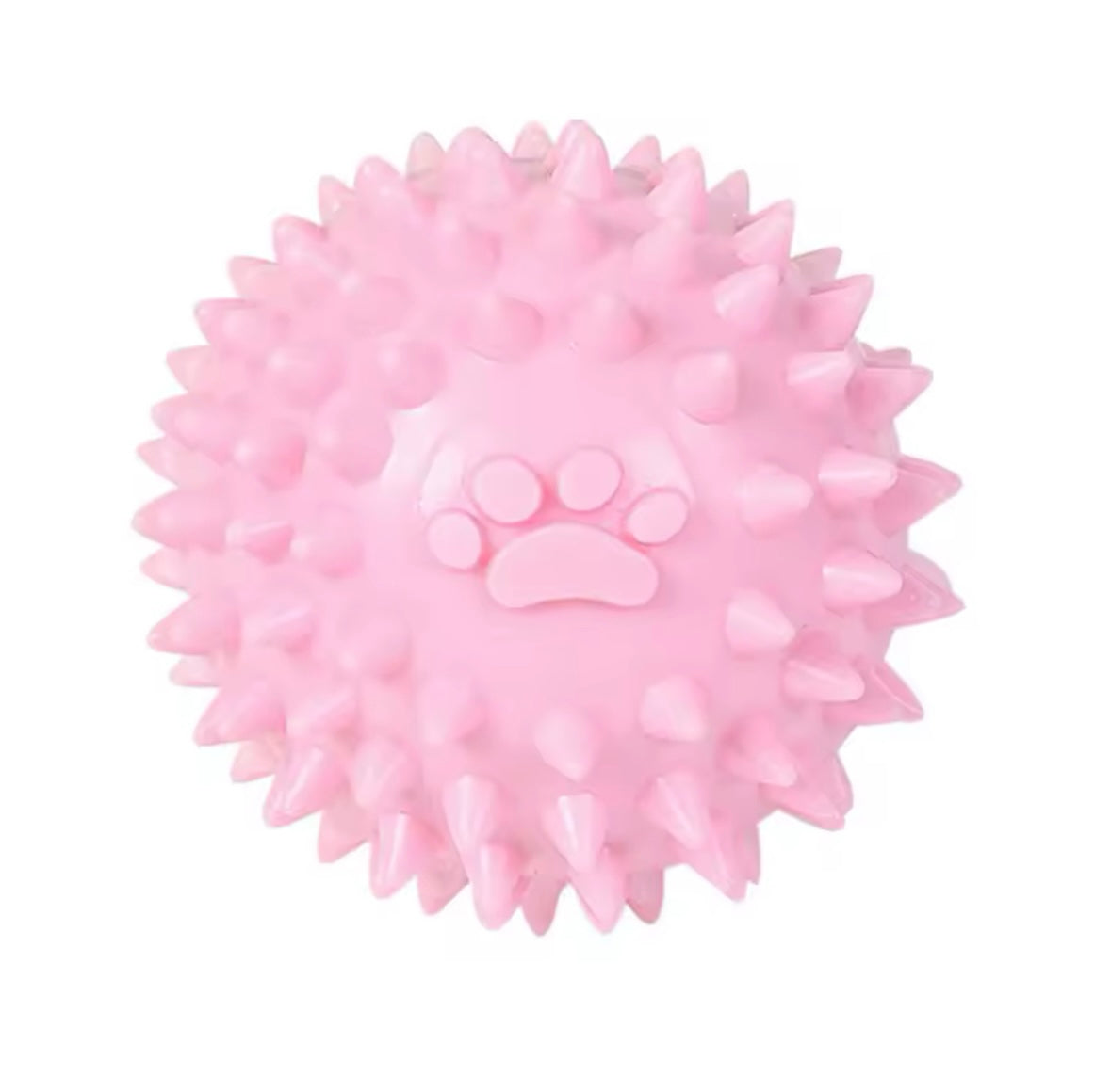 סט 3 כדורי גומי קוצניים לכלבים – לעיסוי חניכיים, לעיסה ופעילות מהנה