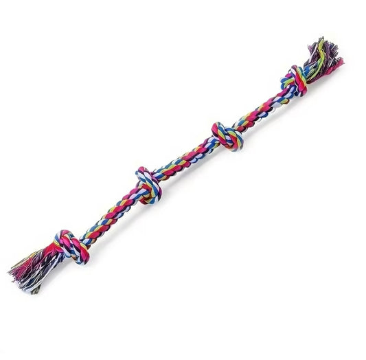 זוג חבלי נשיכה חזקים לכלבים – למשחק, אימון ולעיסה בריאה