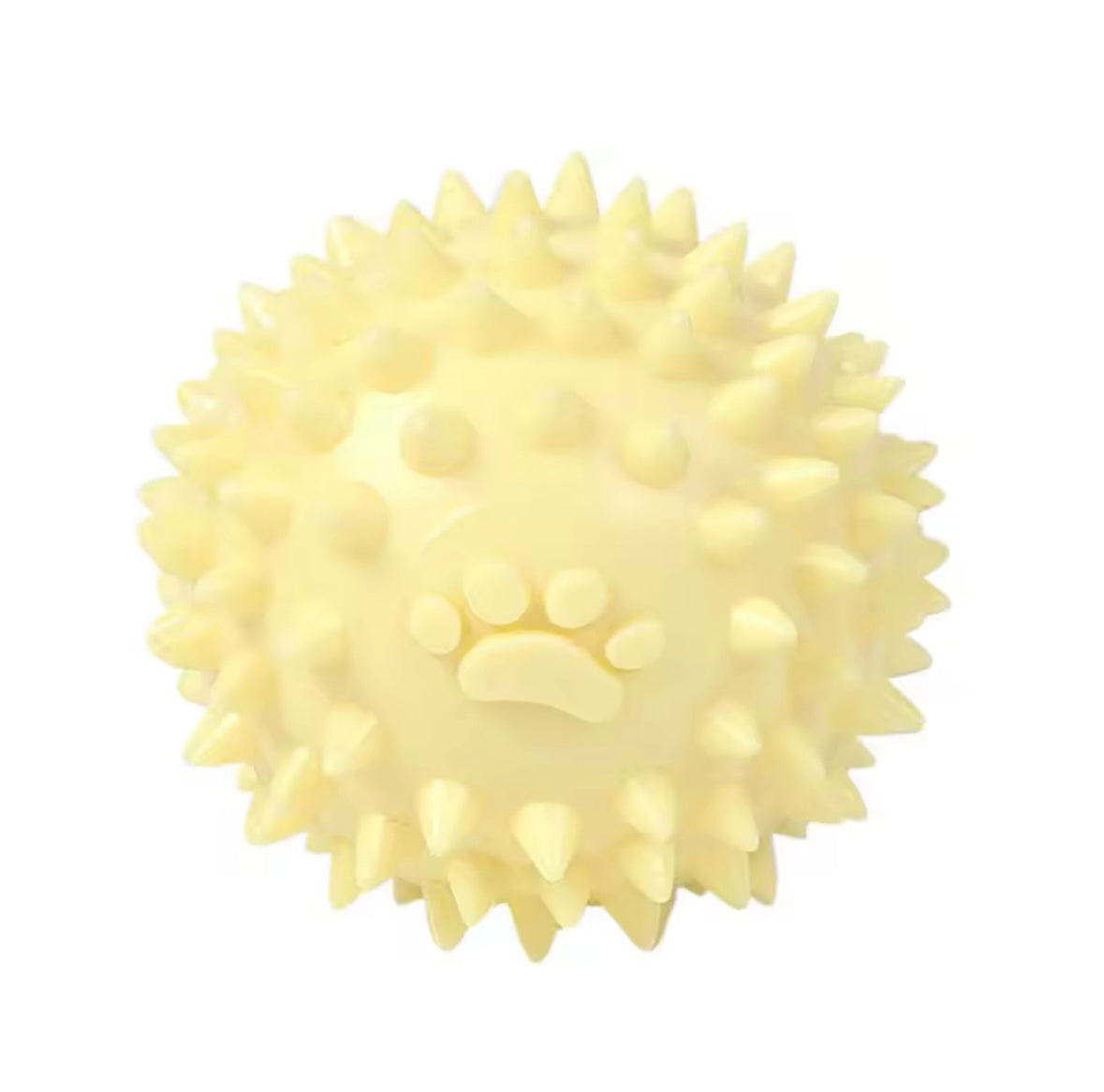 סט 3 כדורי גומי קוצניים לכלבים – לעיסוי חניכיים, לעיסה ופעילות מהנה